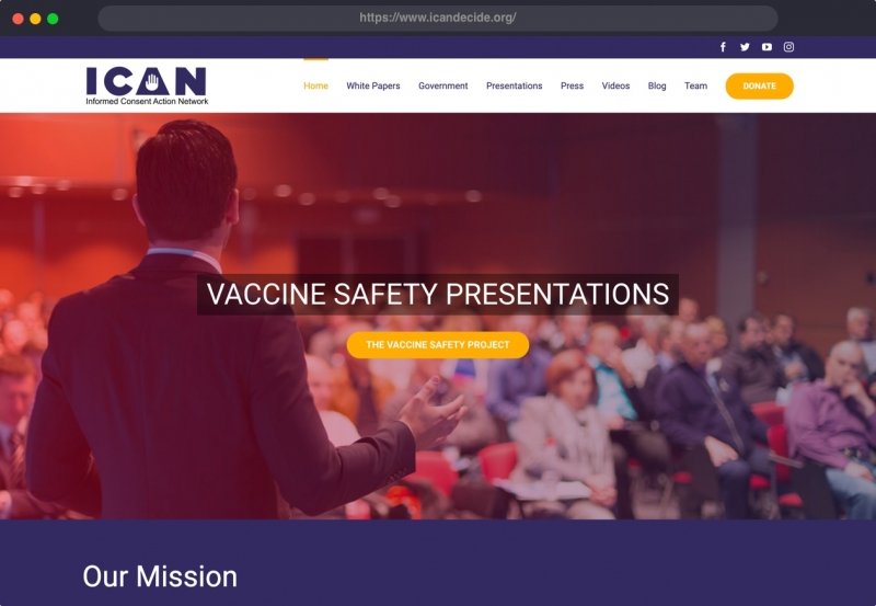 ICAN Decide website screenshot