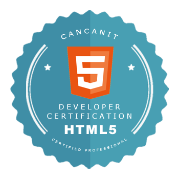 HTML5 developer certificate from Cancan IT