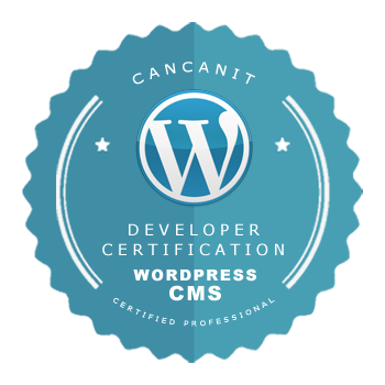 WordPress developer certificate from Cancan IT